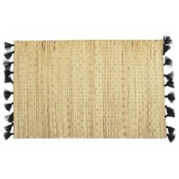 Paris Prix - Set De Table Déco pompons 30x45cm Naturel