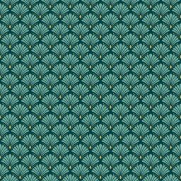 1001kdo Hygiene&beaute - Nappe Toile cirée au mètre Métallisée Artchic Bleu