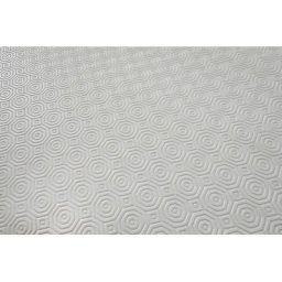 Protège table PVC, sous nappe ronde diamètre 140 cm - Blanc