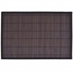Napperons 6 pcs Bambou 30x45 cm Marron foncé Vidaxl Marron foncé