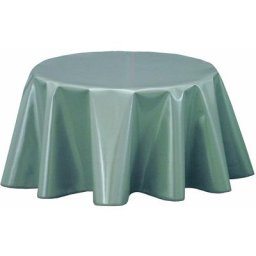 Nappe ronde en toile cirée design uni Joys - Diam. 150 - Taupe