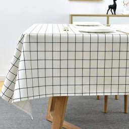 Nappe de table. Nappe en plastique pvc Lavable. Protège table rectangulaire étanche pour cuisine,