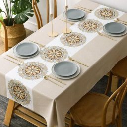Nappe Rectangulaire 140x180 Nappe Bâche Anti-taches Nappe Toile cirée Vintage Floral pvc Nappe