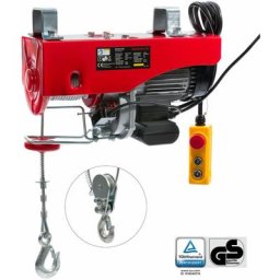 Treuil Palan électrique 500/1000 kg 1300W Treuil palan à Ascenseur levage pour avec Télécommande,