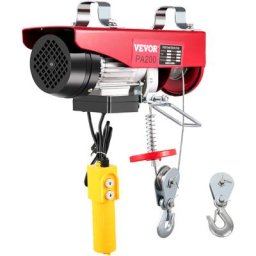 Vevor Treuil Palan electrique Treuil a Cable Durable 100/200kg 450w+telecommande