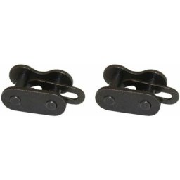 2x attache rapide KMC pas 415 standard noir chaine cyclo mobylette moto pocket bike quad