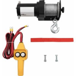 Treuil électrique 12 v 907 kg Télécommande filaire Vidaxl