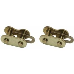 2x attache rapide KMC pas 415H renforcé or chaine cyclo mobylette moto pocket bike quad