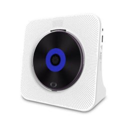 Lecteur cd Bluetooth portable monobloc haut-parleur intégré HiFi avec cache anti-poussière et