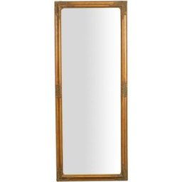 Biscottini - Miroir Mural à accrocher suspendu vertical/horizontal L72xPR3xH180 cm finition or