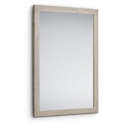 Kim - Miroir avec cadre - Couleur Bois - 48x68cm - Couleur bois