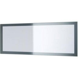 Miroir Lima, miroir mural avec cadre de style moderne - mat, haute brillance - Gris haute brillance