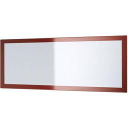 Miroir Lima, miroir mural avec cadre de style moderne - mat, haute brillance - Bordeaux haute