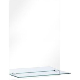 Vidaxl - Miroir mural avec étagère 40x60 cm Verre trempé n/a