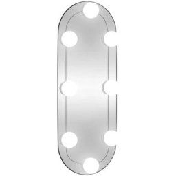 Vidaxl - Miroir mural avec lumières led 15x40 cm verre ovale n/a