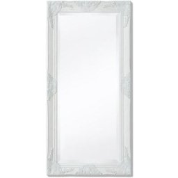 Vidaxl - Miroir mural Style baroque 100 x 50 cm Blanc Blanc