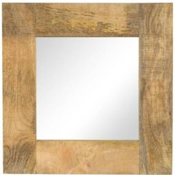 Vidaxl - Miroir Bois de manguier massif 50 x 50 cm n/a