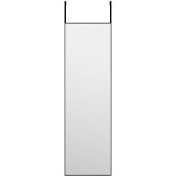 Vidaxl - Miroir de porte Noir 30x100 cm Verre et aluminium Noir