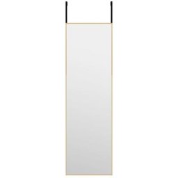 Vidaxl - Miroir de porte Doré 30x100 cm Verre et aluminium Doré