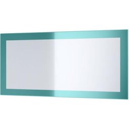 Miroir Lima, miroir mural avec cadre de style moderne - mat, haute brillance - Turquoise haute
