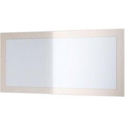 Miroir Lima, miroir mural avec cadre de style moderne - mat, haute brillance - Gris sable haute