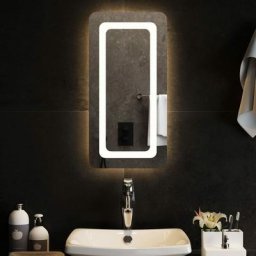 Miroir de salle de bain à led | Miroir de douche 30x60 cm 58019