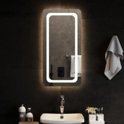 Miroir lumineux de salle de bain à led Style baroque - 40x80 cm BV340879 Bonnevie