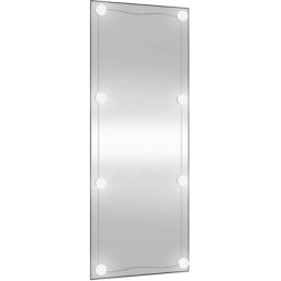 Miroir mural avec lumières led 40x100 cm verre rectangulaire Vidaxl n/a