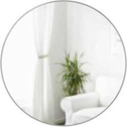 Hubba – Miroir mural, Chrome, 34"" (86cm)
