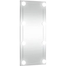 Miroir mural avec lumières LED 50x100 cm verre rectangulaire vidaXL - N/A