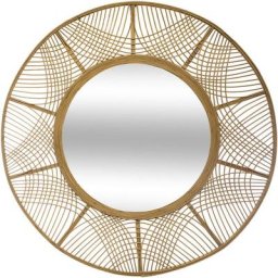 Atmosphera - Miroir en Bambou Ina créateur d'intérieur - Beige