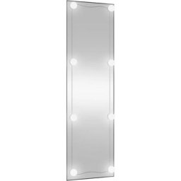 Miroir mural avec lumières led 30x100 cm verre rectangulaire Vidaxl n/a