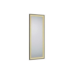 Miroir Bianka rectangulaire en cadre bois - Or