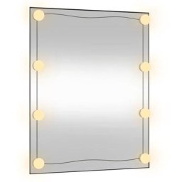Vidaxl - Miroir mural avec lumières led 50x60 cm verre rectangulaire n/a
