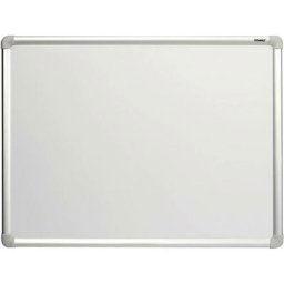 Tableau blanc Basic Board 96150 (l x h) 600 mm x 450 mm blanc laqué format paysage ou portrait,