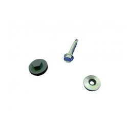 Kit de fixation pour profilé porteur (x40) - Coloris - Gris anthracite ral 7016 - Gris anthracite