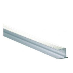 Profilé obturation pour plaque polycarbonate alvéolaire épaisseur 32 mm - Coloris - Alu, Longueur