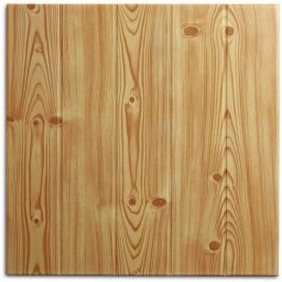 Decosa - Dalle de plafond athen 50x50cm, ps, effet bois-pin, 10 sach., 20m2 - brun