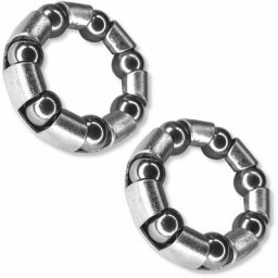 Cyclingcolors - 2x roulement cage à billes vélo acier 19mm 29mm 7 billes 6,35mm universel pédalier