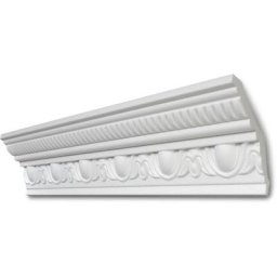 Decosa - Moulure pour ruban led G38, 105x105mm, polystyrène, 2 m - blanc