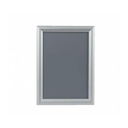 Interface Plv - Cadre d'affichage clic clac en aluminium gris format A5 - Gris