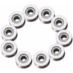 10pcs V624ZZ v Groove Roulement à Billes en Acier , Mini Roulements à Billes, roulement a bille,