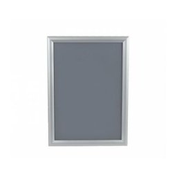 Interface Plv - Cadre d'affichage clic clac en aluminium gris format A3 - Gris