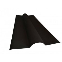 Faîtière bitumée pour toiture ondulée l 1 m / l 44 cm - Coloris - Noir, Epaisseur - 0.1cm, Largeur