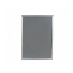 Interface Plv - Cadre d'affichage clic clac en aluminium gris format A2 - Gris