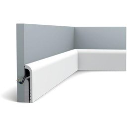 Pack de 4 mètres Surplinthe résistante à l'eau SX185 - 200x12x2,5 -