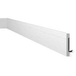 Noel&marquet - Plinthe FD2 Polystyrène hd wallstyl (110 mm x 15 mm) - nmc noël & marquet