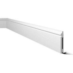 Noel&marquet - Plinthe FL2 Polystyrène hd wallstyl (120 mm x 15 mm) - nmc noël & marquet