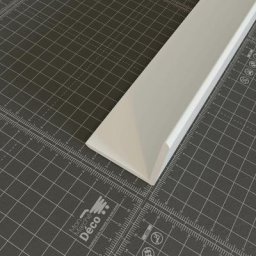 Profil d'Angle pvc Cellulaire 50 mm - Longueur 2.50 m - Blanc - Blanc