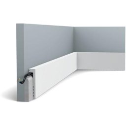 Pack de 4 mètres Surplinthe de recouvrement résistante à l'eau SX171 - 200x10x2,2 -
